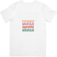 Thumbnail for Empowered Women Empower Women T-Shirt | Trail Sisterhood Retro Graphic Tee | Feminist Hiker Gift