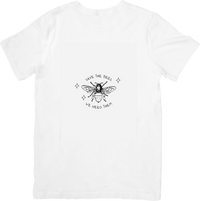 Thumbnail for Save The Bees T-Shirt | Eco Trail Nature Line Art Graphic Tee | Nature Lover Outdoors Gift