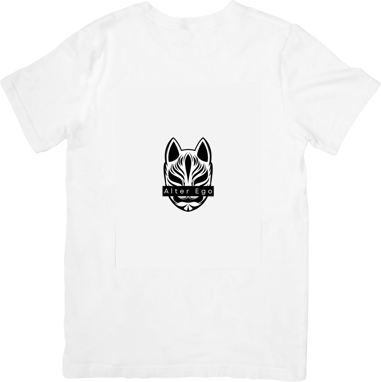 Kitsune Fox Mask T-Shirt | Japanese Spirit Wilderness Graphic Tee | Outdoor Fox Mythology Gift