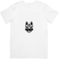 Thumbnail for Kitsune Fox Mask T-Shirt | Japanese Spirit Wilderness Graphic Tee | Outdoor Fox Mythology Gift