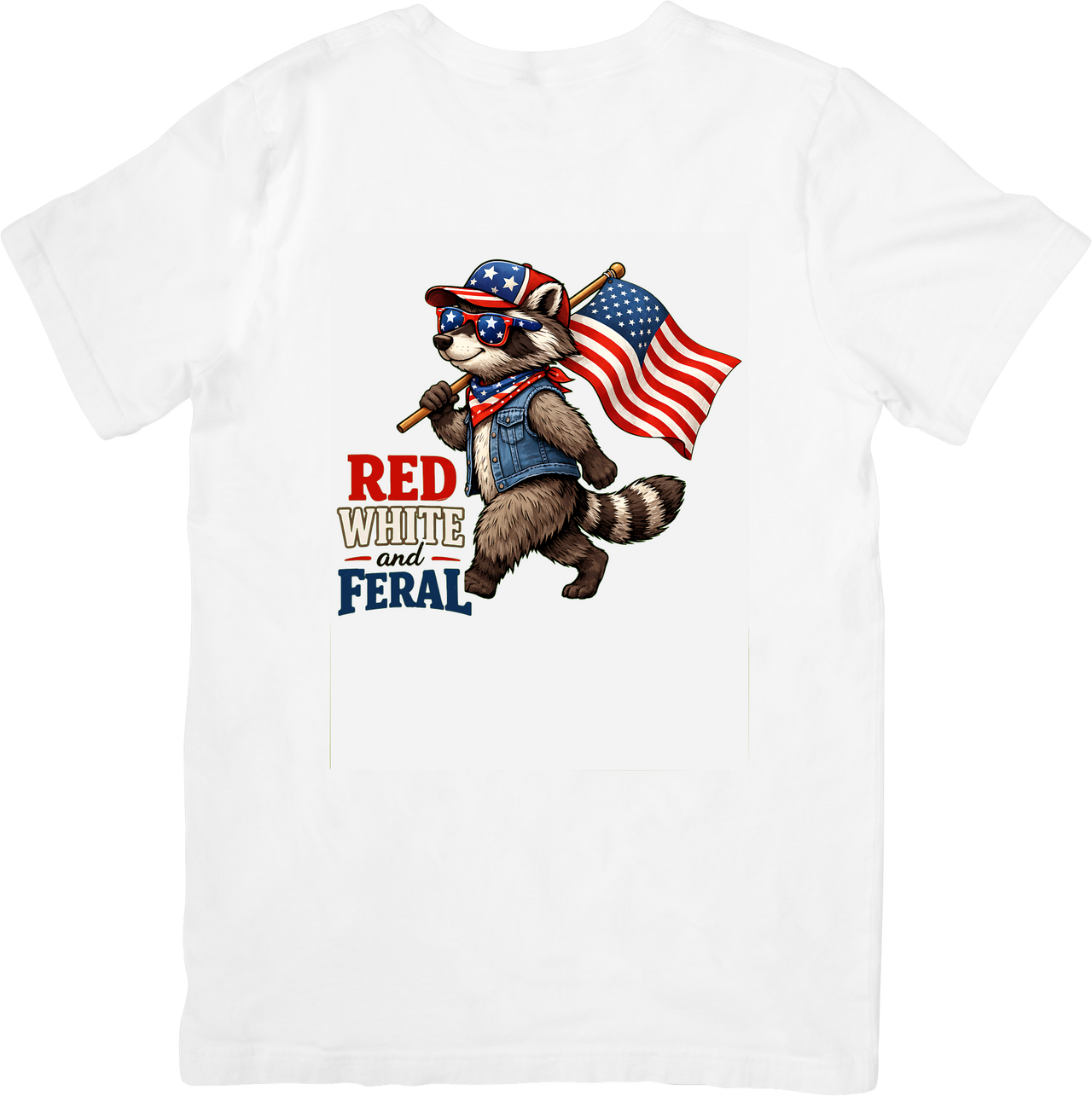 Redeemed and Running Free T-Shirt | Faith Trail Patriotic Graphic Tee | 4th of July Christian Gift