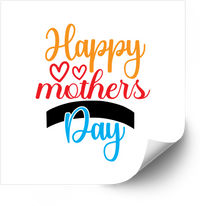 Thumbnail for Happy Mothers Day Sticker | Colorful Floral Trail Mom Vinyl Decal