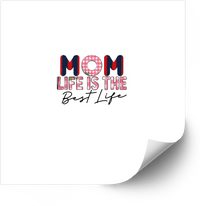 Thumbnail for Mom Life Is The Best Life Sticker | Patchwork Trail Mom Quote Vinyl Decal